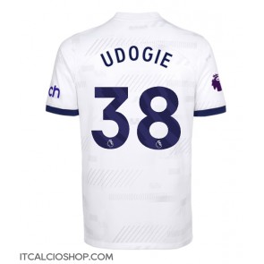 Tottenham Hotspur Destiny Udogie #38 Prima Maglia 2023-24 Manica Corta